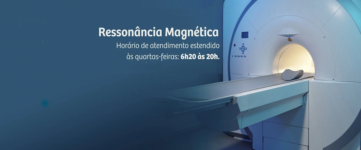 Ressonância Magnética - Horário de atendimento estendido